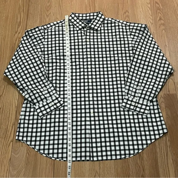Polo Ralph Lauren Men’s 18x34/35 Long Sleeve Button Down Shirt Plaid Regent - Picture 4 of 8